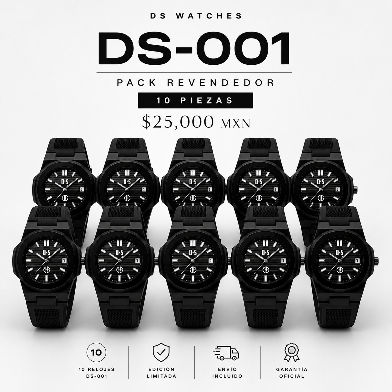 DS-001 | Pack Revendedor (10 Piezas)